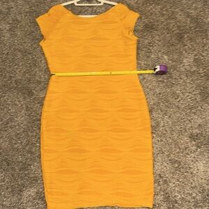 Rephyllis Golden Yellow Bodycon Dress Sz 2XL